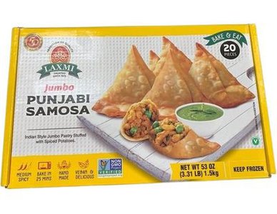 Laxmi Jumbo Punjabi Samosa 20 Pieces 1500G