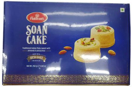 Haldiram's Premium Soan Cake Son Cake Sohan Cake 250gm