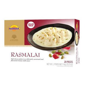 Nanak Rasmalai Ras Malai Indian Dessert 20 Count