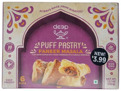 Deep Paneer Masala Puff Pastry 6 Pieces 360gm
