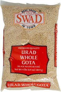 Swad Urad Whole Gota (Black Matpe Beans) 4LB