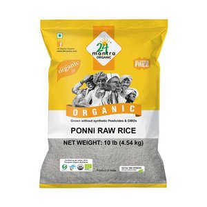24 Mantra Organic Ponni Raw Rice 10 LB
