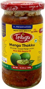 Telugu Mango Thokku (Grated/Shredded Mango) Pickle 300gm