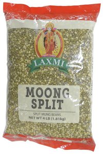 Laxmi Green Moong Mung Dal Daal Split 4 LB