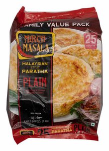 Mirch Masala Frozen Plain Paratha 25 Pieces