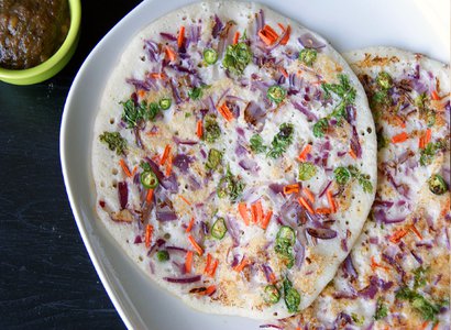 Onion and Hot Chilly Uthappam