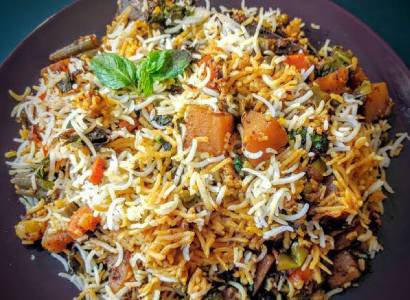 3. Vegetable Dum Biryani
