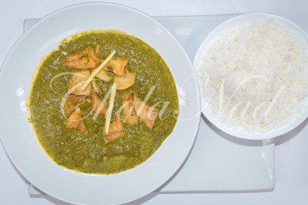 Saag Aloo  (Mild, Vegetarian)