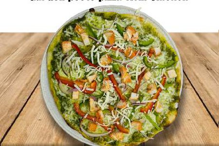 Pesto naan pizza chicken