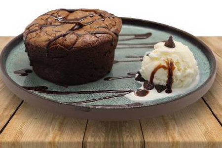 DOUBLE CHOCOLATE LAVA CAKE